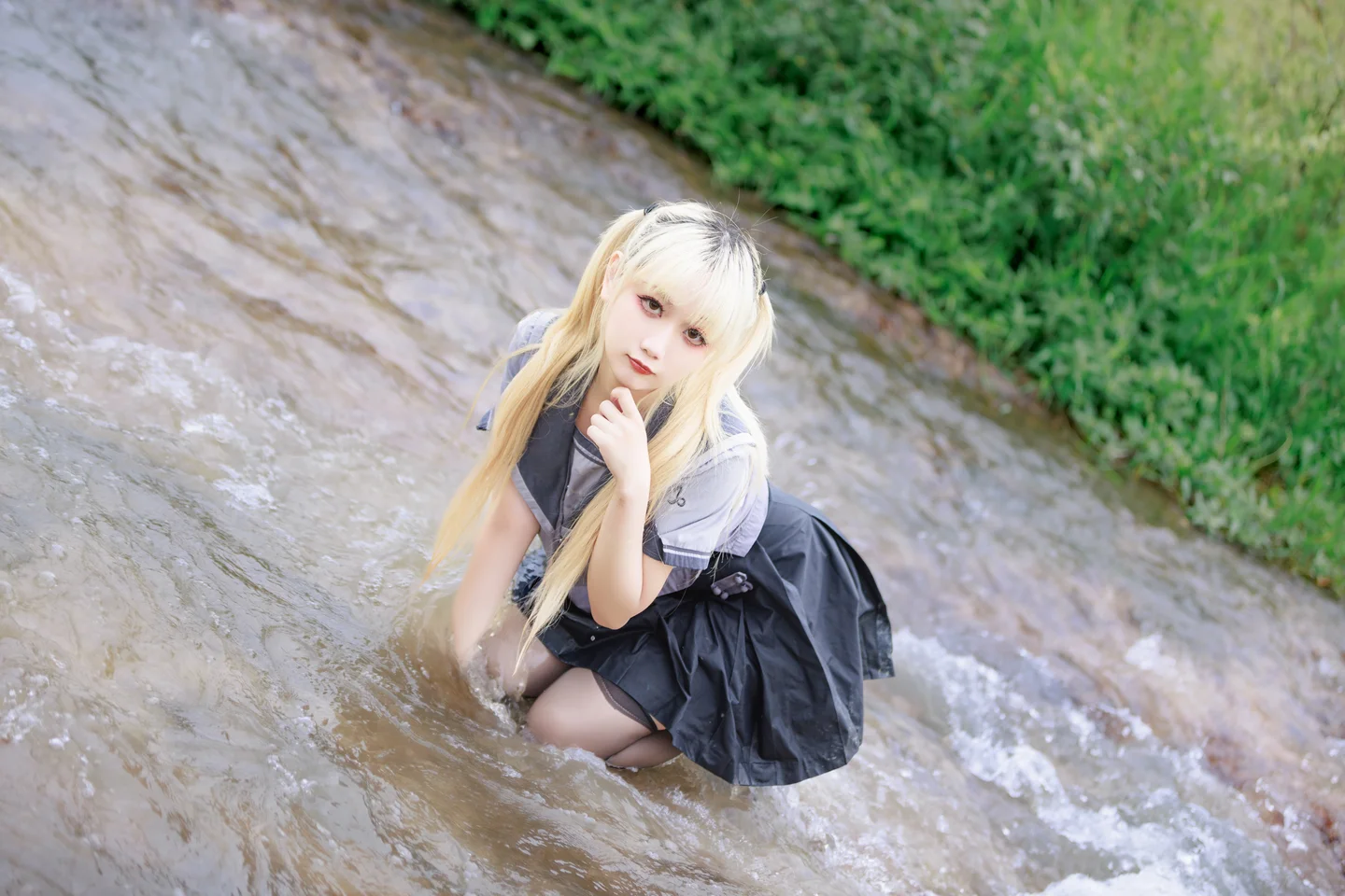 阿雪雪 - No.024 湿地JK [78P-1.77GB] tg@simisebaisi 【丝足阁】073.webp